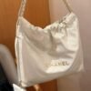 CHANEL 22 Handbag,Small,White