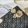 Medium Lady Dior Bag Black Cannage Lambskin