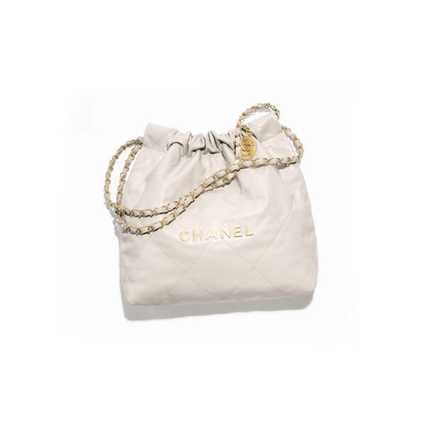 CHANEL 22 Handbag,Small,White