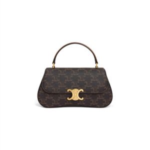 TEEN CELINE LOLA in Triomphe Canvas and Calfskin