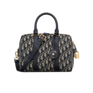 Dior Groove 25 Bag Blue Dior Oblique Jacquard