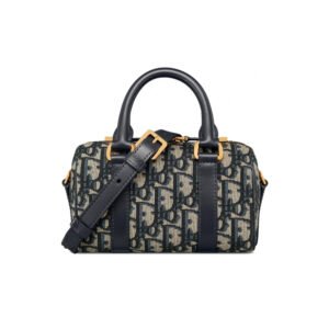 Nano Dior Groove 17 Bag Blue Dior Oblique Jacquard