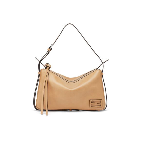 Simply Fendi Mini,Beige leather mini-bag