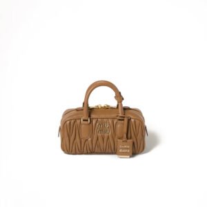Arcadie matelassé nappa leather bag
