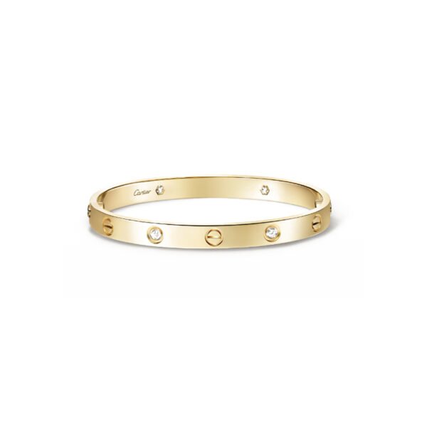 LOVE bracelet, classic model, 4 diamonds