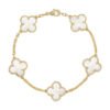 Vintage Alhambra bracelet, 5 motifs,Mother-of-pearl